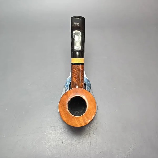 Brebbia Noce 6010 Smooth Dublin w/ Olivewood Estate Briar Pipe, Italian Estates - Image 8