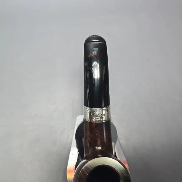 Peterson 160th Anniversary Pat. B Dark Smooth Bent Billiard Briar Pipe, New - Image 7