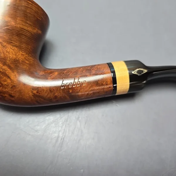 Brebbia Noce 6010 Smooth Dublin w/ Olivewood Estate Briar Pipe, Italian Estates - Image 10
