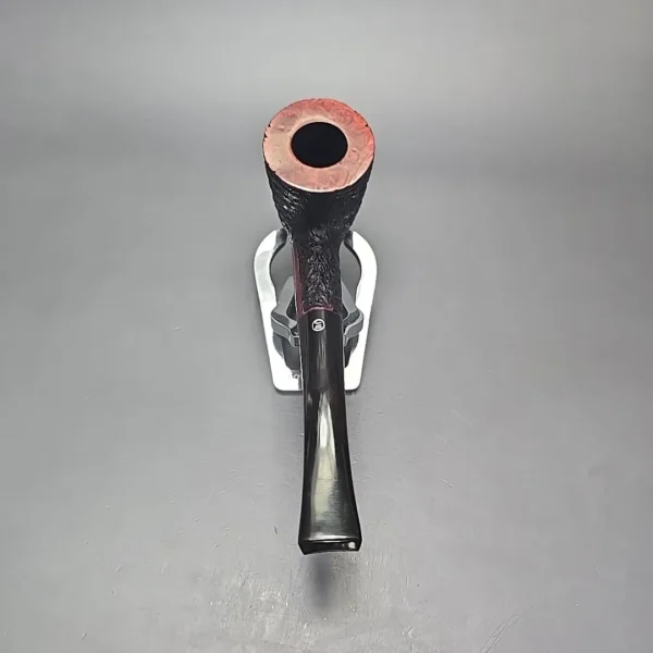 James Upshall Bark EXL Partially Rusticated Dublin Estate Briar Pipe, Unsmoked - Image 5
