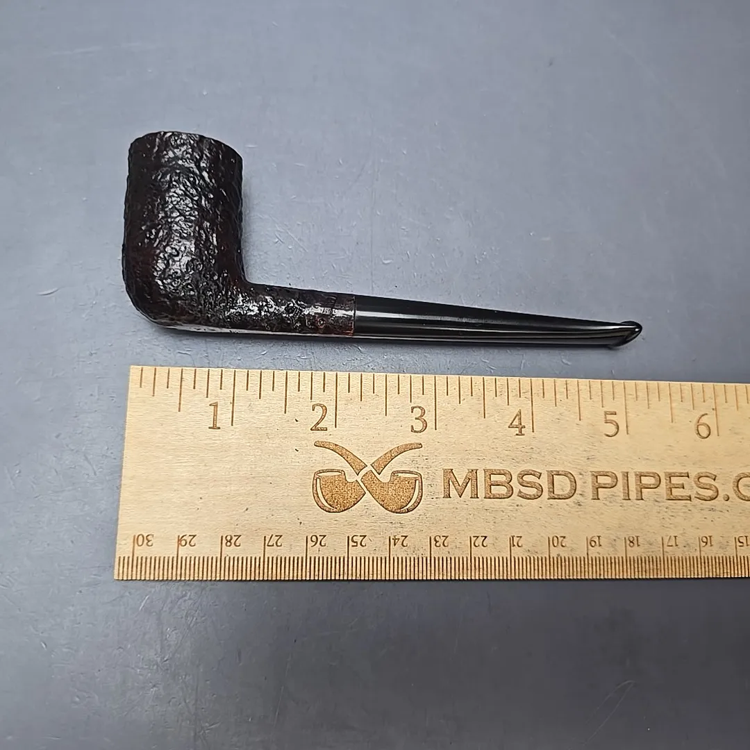 Dunhill 1974 Shell Briar 715 Sandblasted Stack Estate Briar Pipe