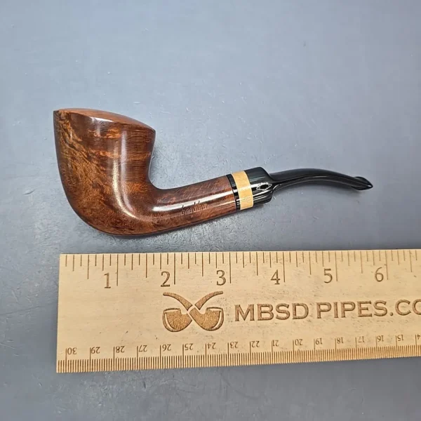 Brebbia Noce 6010 Smooth Dublin w/ Olivewood Estate Briar Pipe, Italian Estates - Image 13