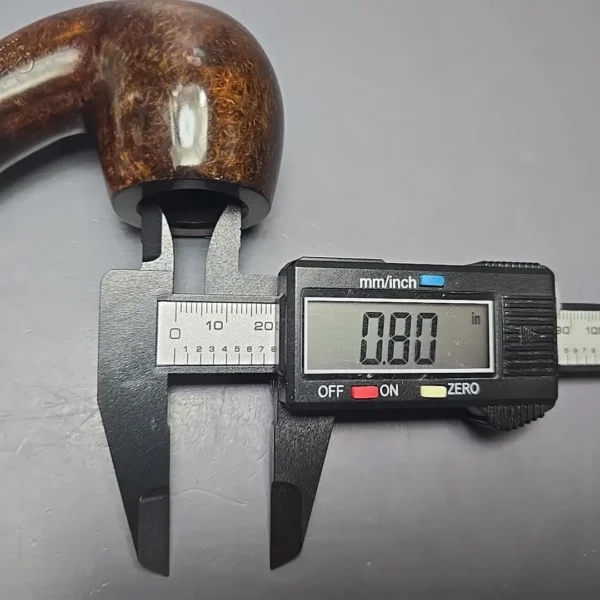 Peterson 160th Anniversary Pat. B Dark Smooth Bent Billiard Briar Pipe, New - Image 13