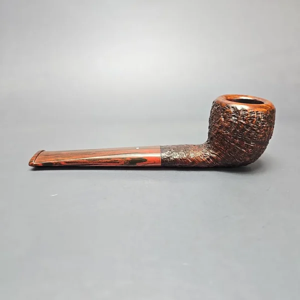 Dunhill 1983 Cumberland 31279 Partially Sandblasted Pear Estate Briar Pipe, Unsmoked, English Estates - Image 4
