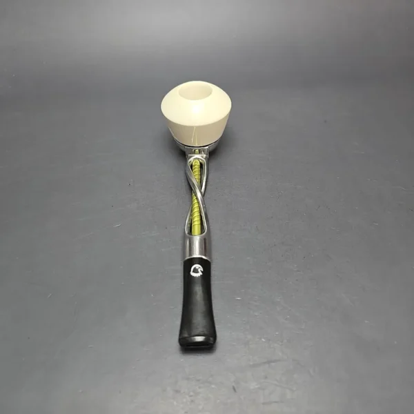 Falcon Shillelagh Green w/ MBSD Meerschaum Dublin Block Meerschaum Bowl Pipe, New - Image 6