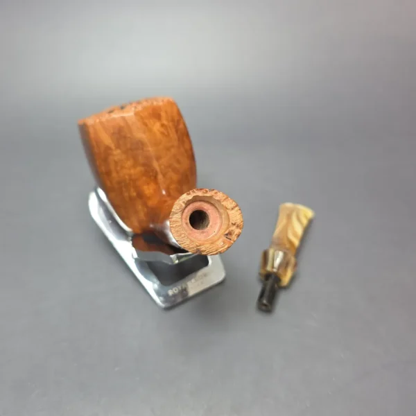 Neerup Basic 4 Smooth Panel Brandy Estate Briar Pipe, Unsmoked - Image 10