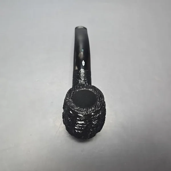 Savinelli 150th Anniversary Capri Root Briar 616 KS Rusticated Bent Billiard Briar Pipe, New - Image 8