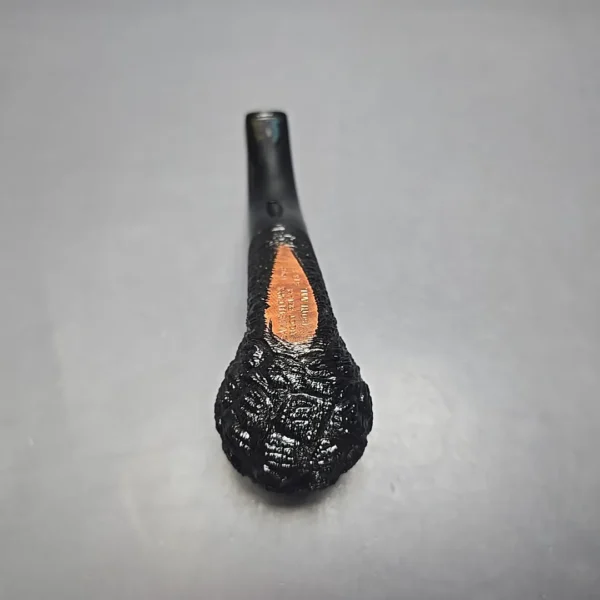 Savinelli 150th Anniversary Capri Root Briar 616 KS Rusticated Bent Billiard Briar Pipe, New - Image 9