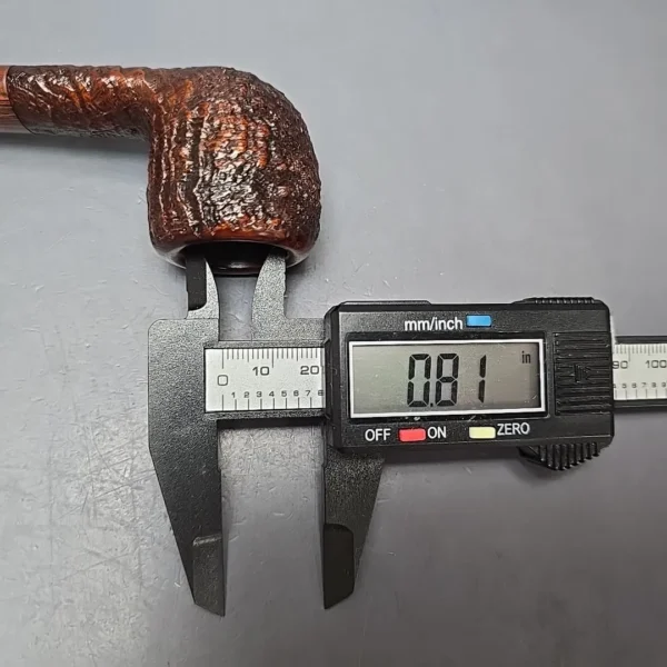 Dunhill 1983 Cumberland 31279 Partially Sandblasted Pear Estate Briar Pipe, Unsmoked, English Estates - Image 12