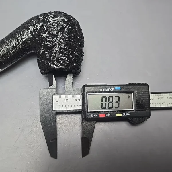 Savinelli 150th Anniversary Capri Root Briar 616 KS Rusticated Bent Billiard Briar Pipe, New - Image 12