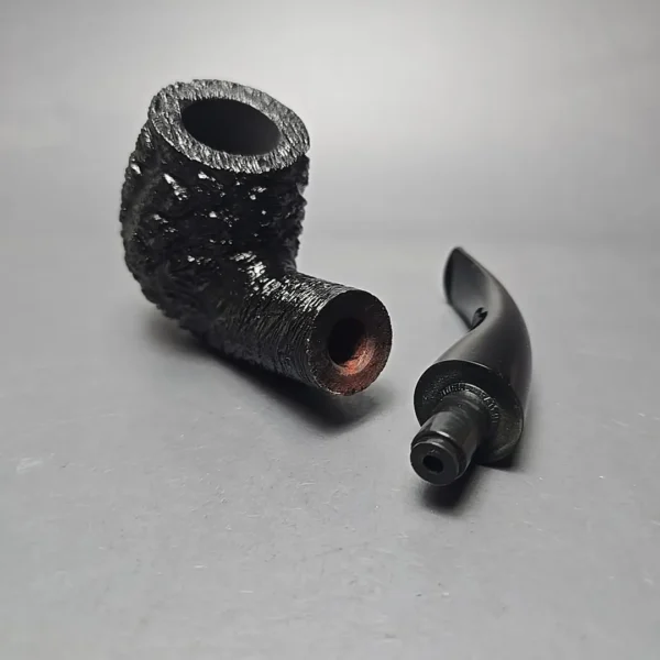 Savinelli 150th Anniversary Capri Root Briar 616 KS Rusticated Bent Billiard Briar Pipe, New - Image 13