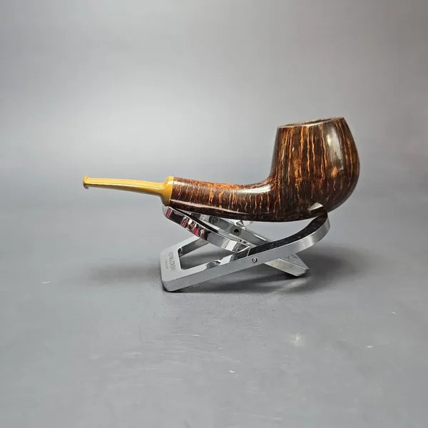 Chris Morgan Signature Smooth Nosewarmer Brandy Estate Briar Pipe, American Estates - Image 4