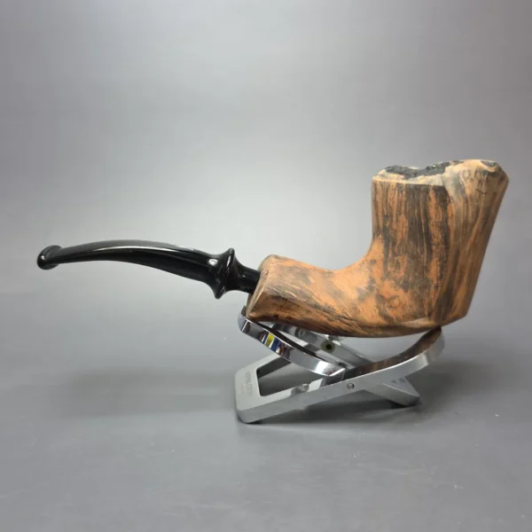 Nording Signature Black Grain Smooth Freehand Estate Briar Pipe, Unsmoked - Image 4