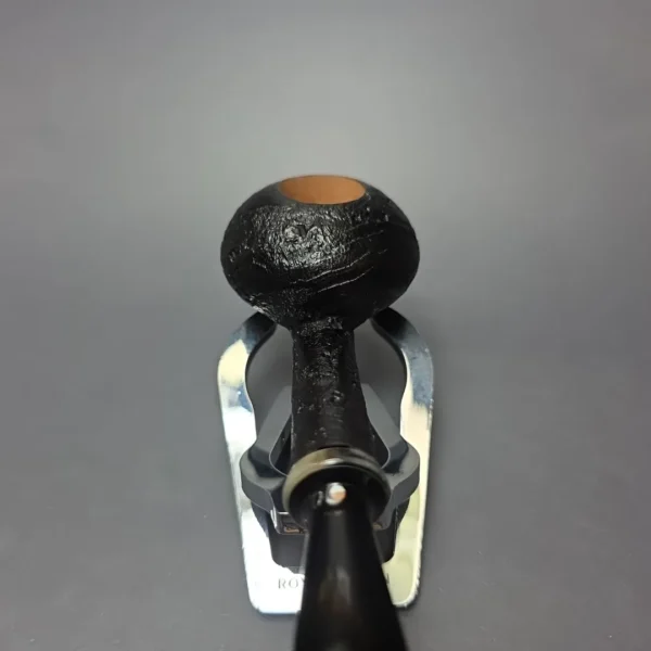 Graziano Tendi Sandblasted Tomato w/ Horn Handmade Briar Pipe, New - Image 3