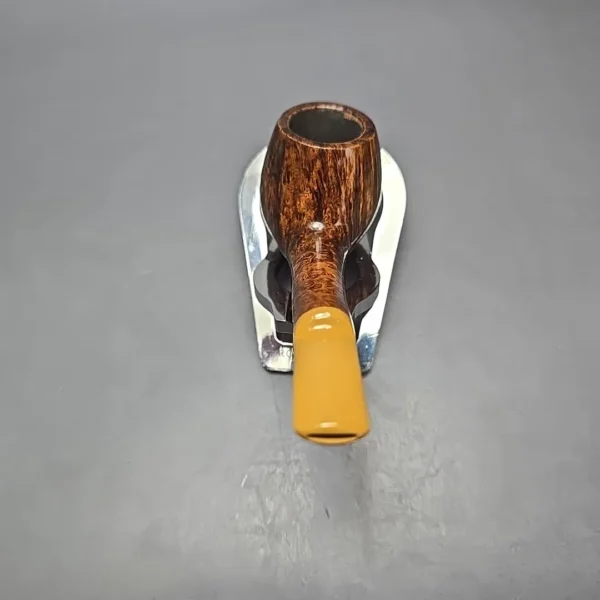 Chris Morgan Signature Smooth Nosewarmer Brandy Estate Briar Pipe, American Estates - Image 5