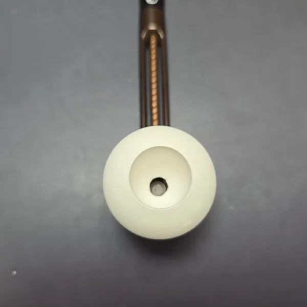 Falcon Extra Dental w/ MBSD Meerschaum Rhodesian Block Meerschaum Bowl Pipe, New - Image 6