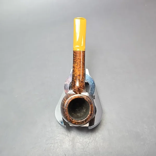 Chris Morgan Signature Smooth Nosewarmer Brandy Estate Briar Pipe, American Estates - Image 8