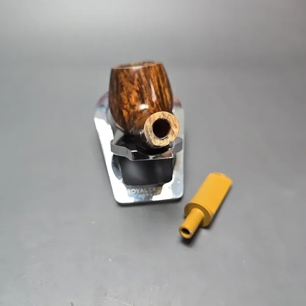 Chris Morgan Signature Smooth Nosewarmer Brandy Estate Briar Pipe, American Estates - Image 13