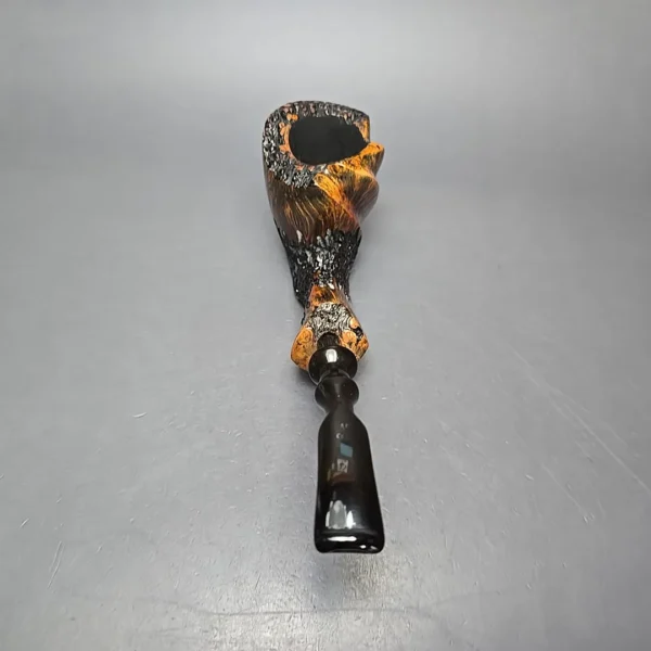 Nording XL Partially Rusticated Freehand Sitter Estate Briar Pipe, Danish Estates - Image 11