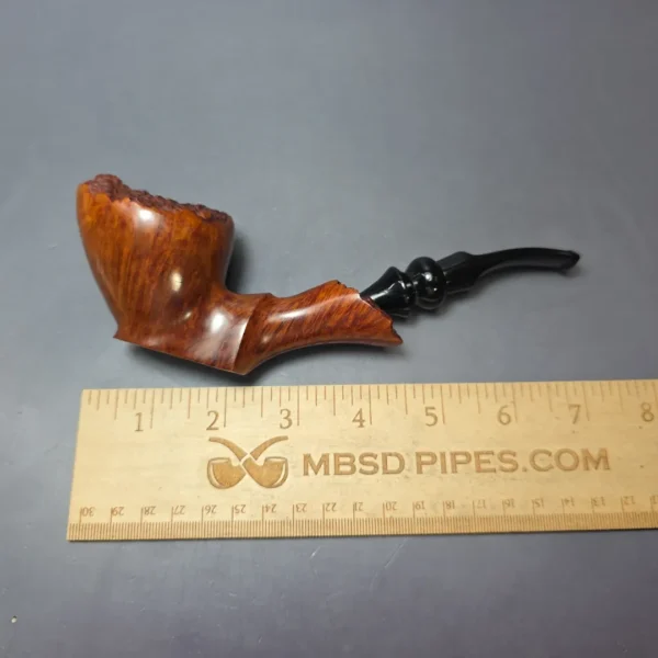 Preben Holm Crown Matt Freehand Sitter Estate Briar Pipe, Danish Estates - Image 9