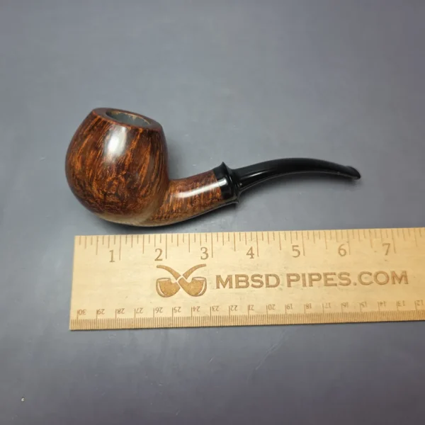 Tom Eltang Star Grade XL Smooth Apple Estate Briar Pipe, Unsmoked - Image 3