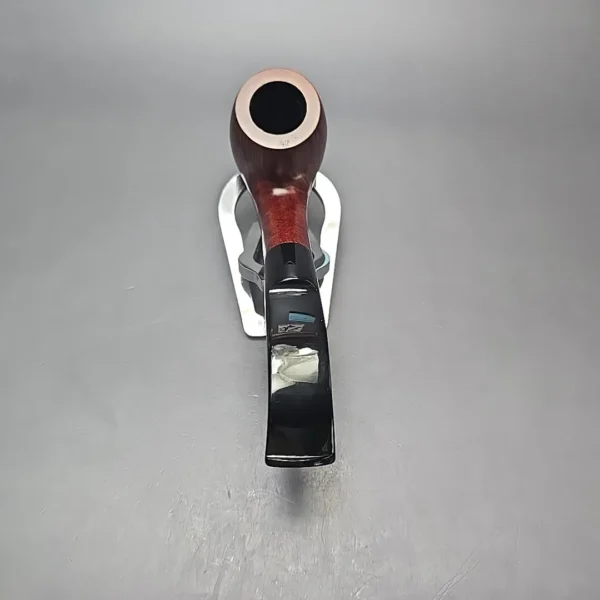 Calibano (Mastro de Paja) 107 S C3 Smooth Bent Billiard Estate Briar Pipe, Unsmoked - Image 5