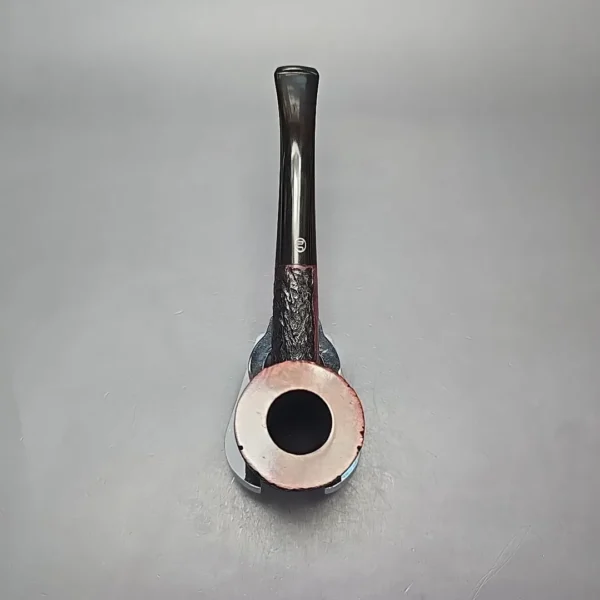 James Upshall Bark EXL Partially Rusticated Dublin Estate Briar Pipe, Unsmoked - Image 8