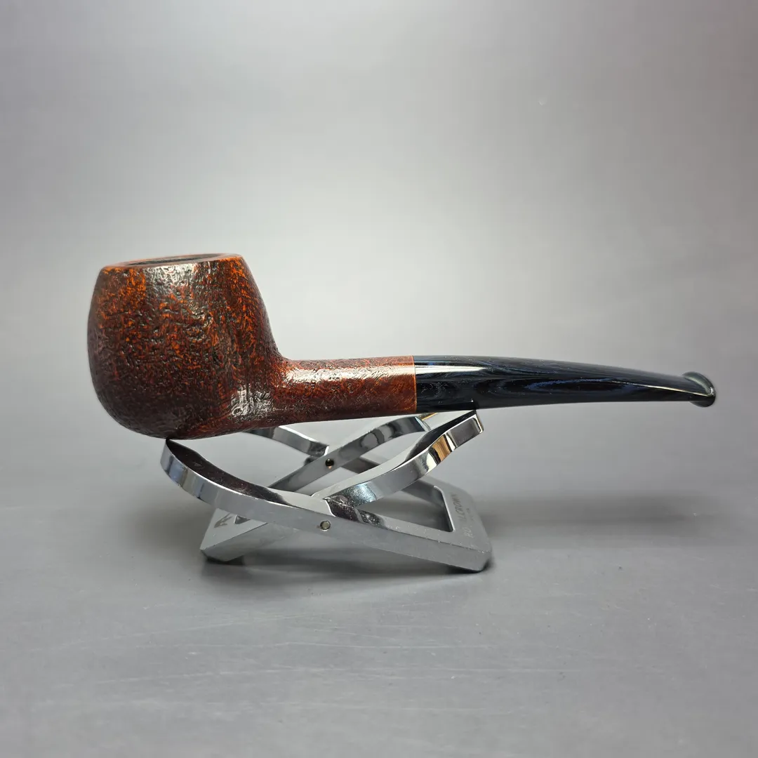 Herriot Pipes Partially Sandblasted Prince Handmade Briar Pipe, New - Image 2