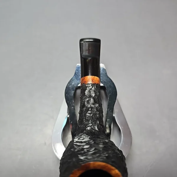 Dagner Pipes 2024 Custom Designs Rusticated Devil Anse Estate Briar Pipe, Italian Estates - Image 8