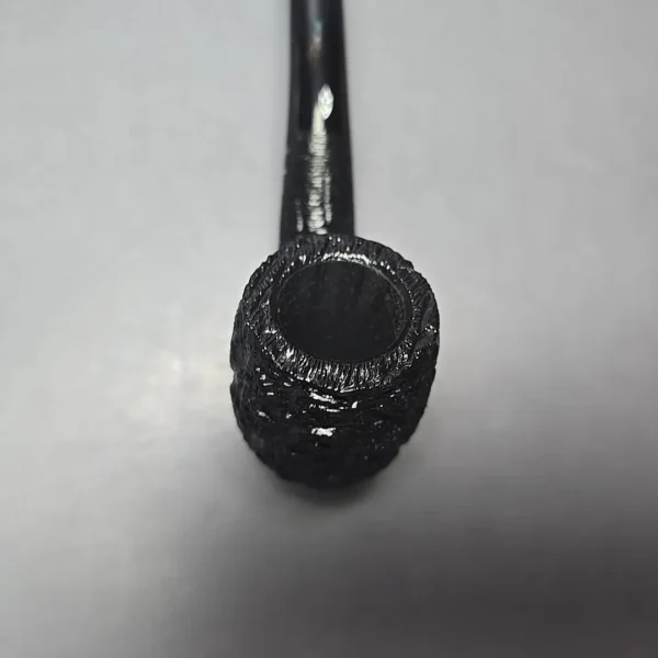 Savinelli 150th Anniversary Capri Root Briar 606 KS Rusticated Bent Billiard Briar Pipe, New - Image 6