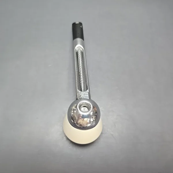 Falcon Chrome Dental w/ MBSD Meerschaum Rhodesian Block Meerschaum Bowl Pipe, New - Image 9