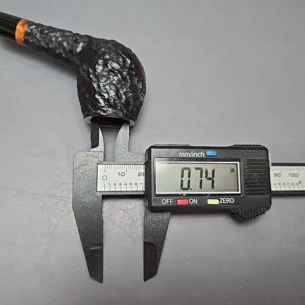 Dagner Pipes 2024 Custom Designs Rusticated Devil Anse Estate Briar Pipe, Italian Estates - Image 3
