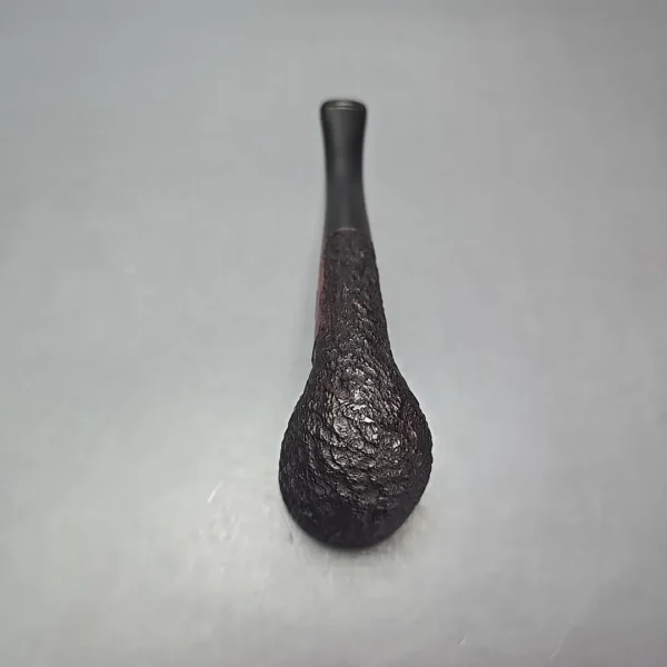 James Upshall Bark EXL Partially Rusticated Dublin Estate Briar Pipe, Unsmoked - Image 9