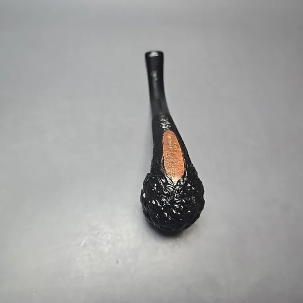 Savinelli 150th Anniversary Capri Root Briar 606 KS Rusticated Bent Billiard Briar Pipe, New - Image 9