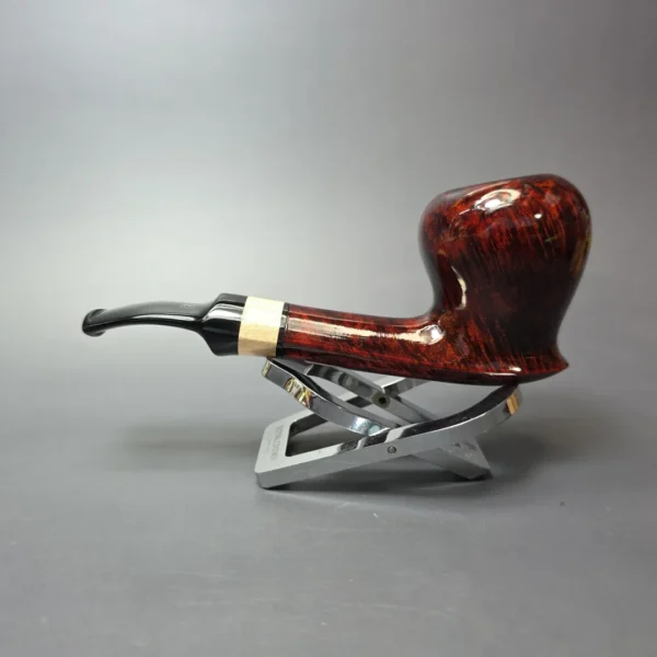 Design Berlin Pipe of the Year 2013 Smooth Cup and Saucer Estate Briar Pipe, Unsmoked, 9mm - Image 4