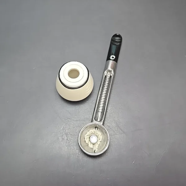 Falcon Chrome Dental w/ MBSD Meerschaum Rhodesian Block Meerschaum Bowl Pipe, New - Image 12