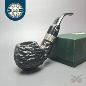 Peterson Jekyll & Hyde XL02 Partially Rusticated Apple Briar Pipe, New