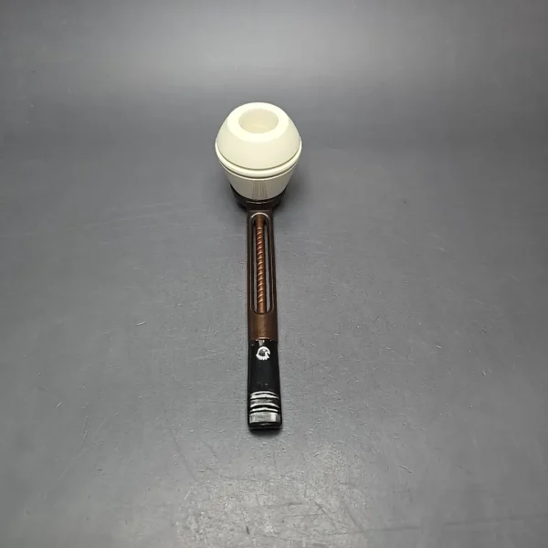 Falcon Extra Dental w/ MBSD Meerschaum Rhodesian Block Meerschaum Bowl Pipe, New - Image 5