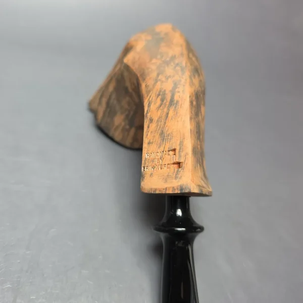 Nording Signature Black Grain Smooth Freehand Estate Briar Pipe, Unsmoked - Image 7