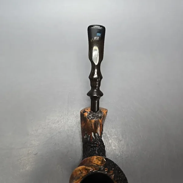 Nording XL Partially Rusticated Freehand Sitter Estate Briar Pipe, Danish Estates - Image 5