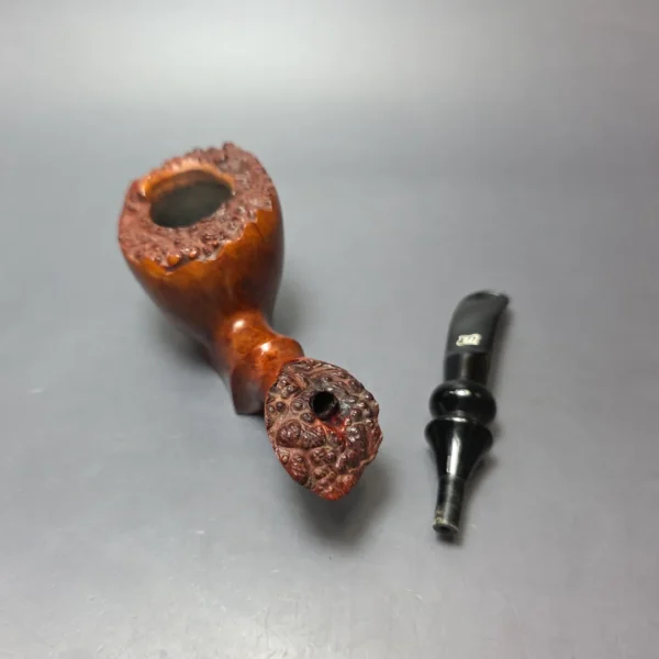 Preben Holm Crown Matt Freehand Sitter Estate Briar Pipe, Danish Estates - Image 11