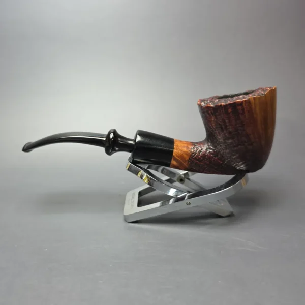 Stanwell (c. 1980s) Vario 63M Partially Sandblasted Dublin Estate Briar Pipe, Danish Estates - Image 4
