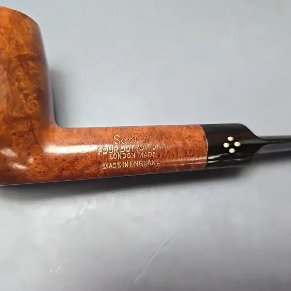 Sasieni Family Era (c.1950-79) Four Dot Natural Pembroke S Smooth Billiard Estate Briar Pipe, English Estates - Image 10