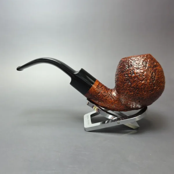 Ser Jacopo Maxima S2 Sandblasted Apple Estate Briar Pipe, Unsmoked - Image 11