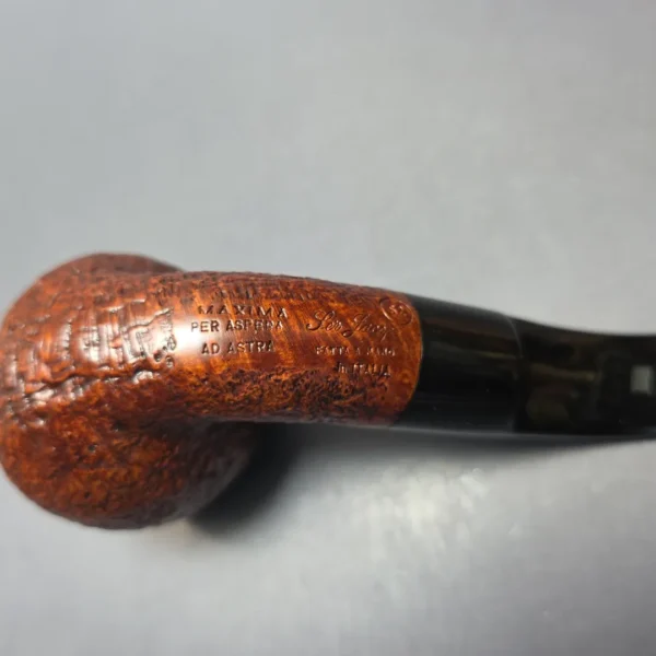 Ser Jacopo Maxima S2 Sandblasted Apple Estate Briar Pipe, Unsmoked - Image 6