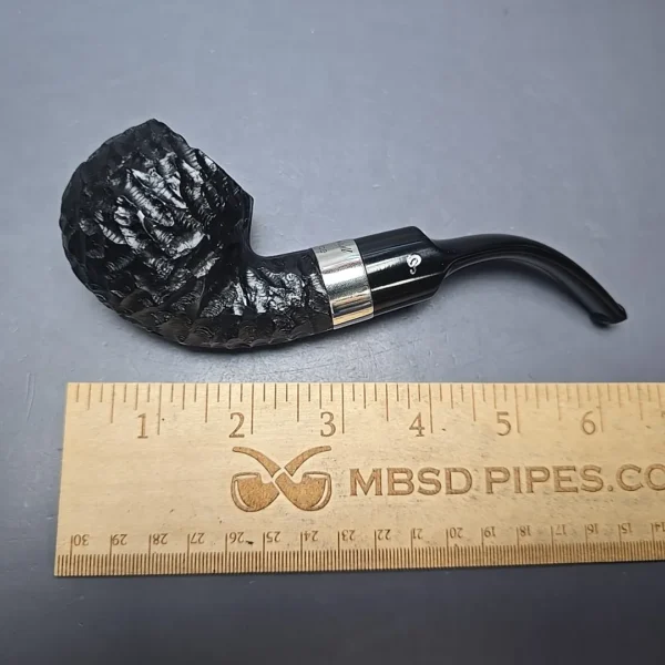 Peterson Jekyll & Hyde XL02 Partially Rusticated Apple Briar Pipe, New - Image 12