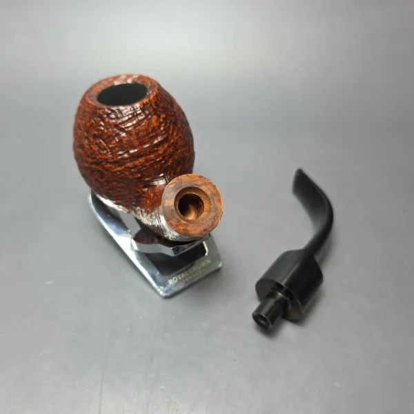 Ser Jacopo Maxima S2 Sandblasted Apple Estate Briar Pipe, Unsmoked - Image 3