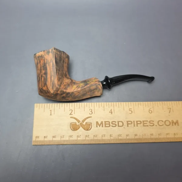 Nording Signature Black Grain Smooth Freehand Estate Briar Pipe, Unsmoked - Image 8