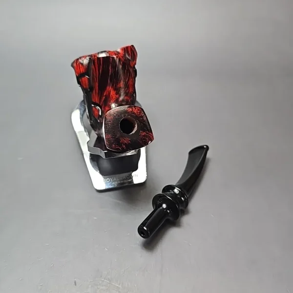 Nording Fantasy Partially Rusticated Freehand Estate Briar Pipe, Unsmoked - Image 4