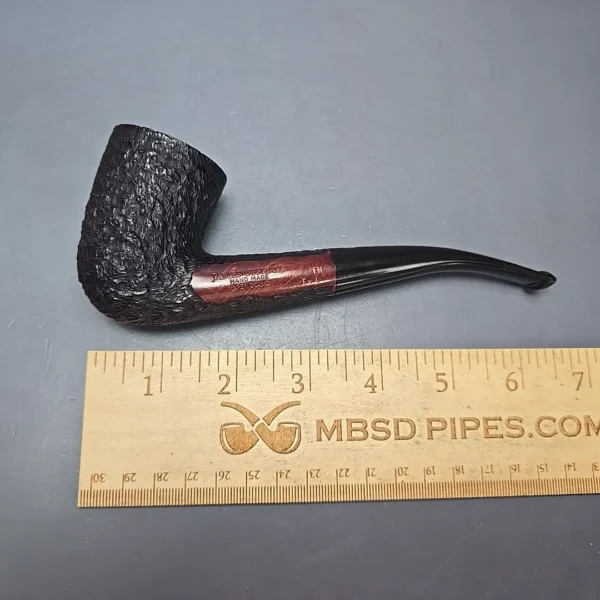 James Upshall Bark EXL Partially Rusticated Dublin Estate Briar Pipe, Unsmoked - Image 11
